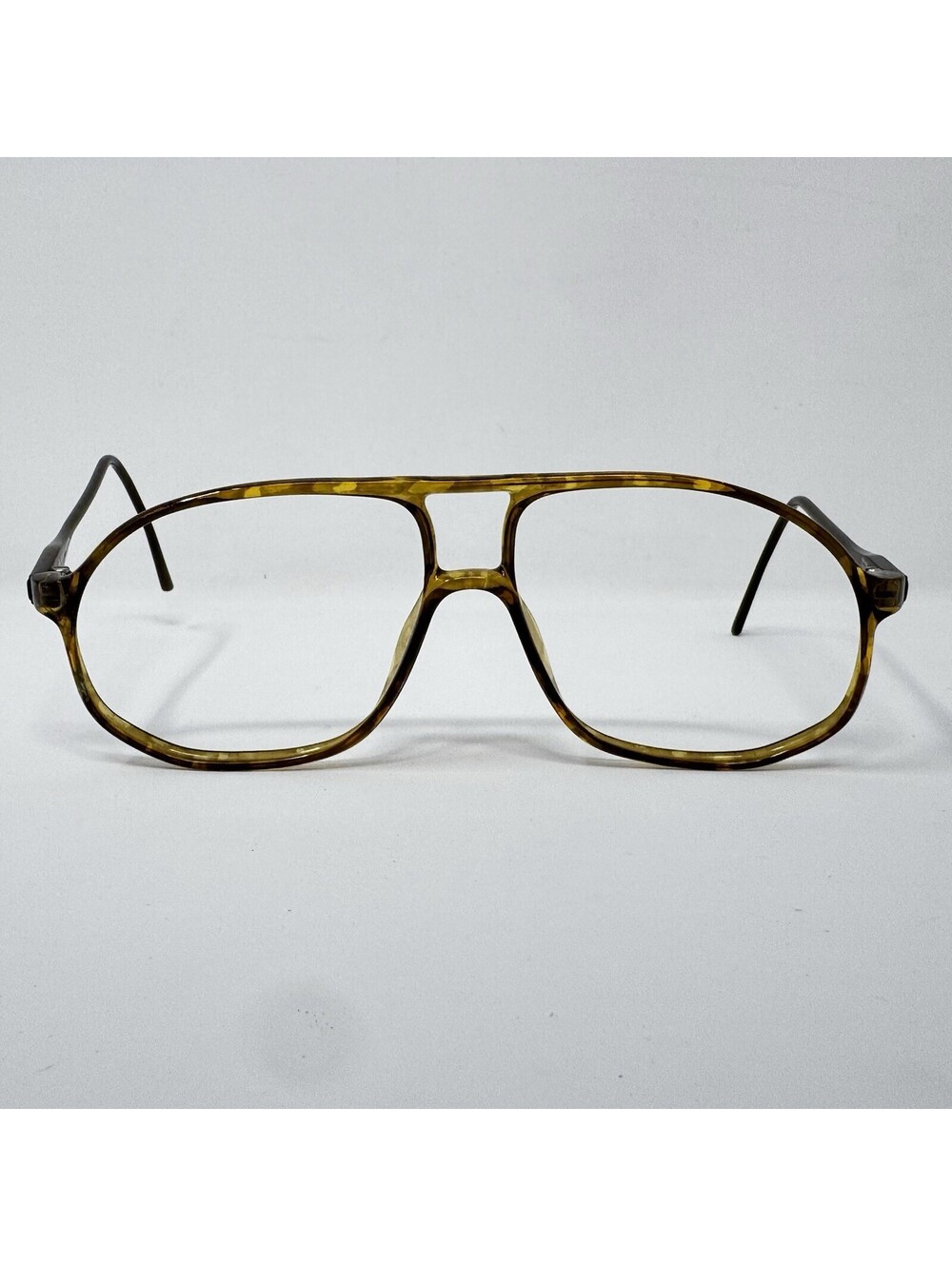 Vintage Carrera 5325 12 Amber Aviator Eyeglass Frames 60-13 Austria